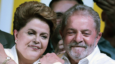 Former president Luiz Inacio Lula da Silva and Brazilian President Dilma Rousseff. © Reuters