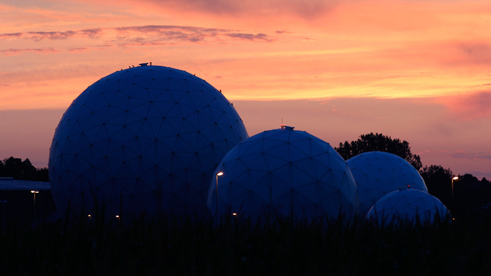 Radomes stand on the former monitoring base of the U.S. intelligence organization National Security Agency (NSA) in Bad Aibling, near Rosenheim, southern Germany  (Reuters / Michaela Rehle)
