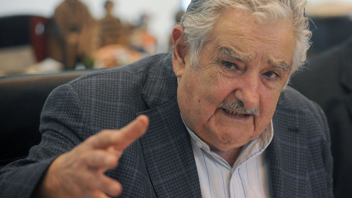 Uruguayan President Jose Mujica (AFP Photo / Miguel Rojo) 