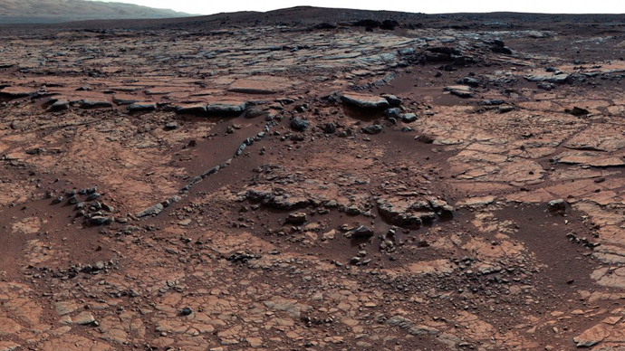 NASA's Mars Curiosity rover shows geological members of the Yellowknife Bay formation on Mars (Reuters / NASA)