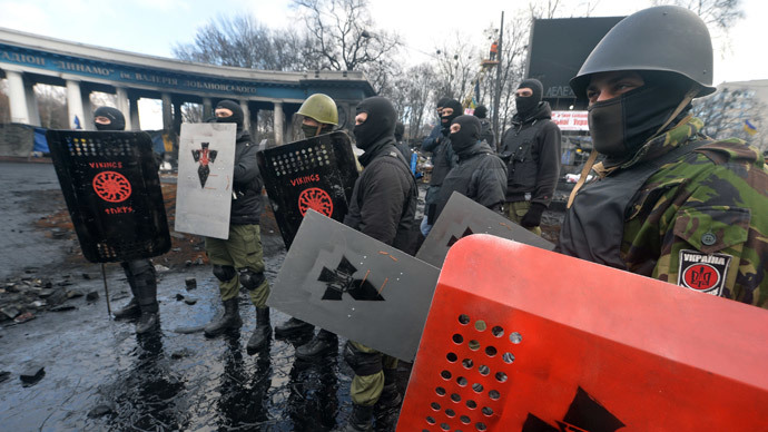 Kiev 17. helmikuuta 2014. (AFP Photo / Sergei Supinsky)