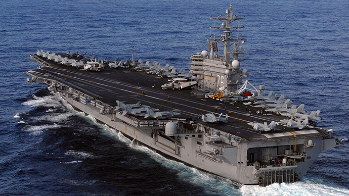 US aircraft carrier USS Ronald Reagan (AFP Photo / US Navy)