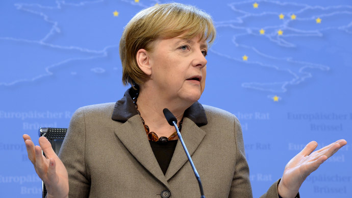 German Chancellor Angela Merkel (AFP Photo / Thierry Charlier)