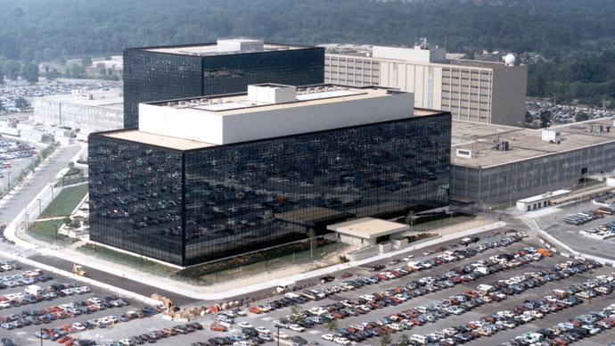 An undated aerial handout photo shows the National Security Agency (NSA) headquarters building in Fort Meade, Maryland. (Reuters)