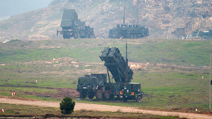 Patriot missile batteries are pictured at their positions near the city of Kahramanmaras, Turkey (Reuters / Rainer Jensen)