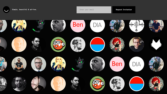 Screenshot from ello.co