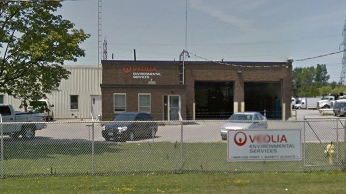 Veolia Environmental Services location in Sarnia, Ont. (Screenshot from Google Maps)