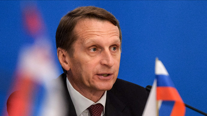 Russian Duma Speaker Sergei Naryshkin (RIA Novosti/Grigoriy Sisoev)