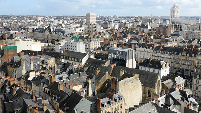 A general view of the French western city of Rennes (AFP Photo/Thomas Bregardis)