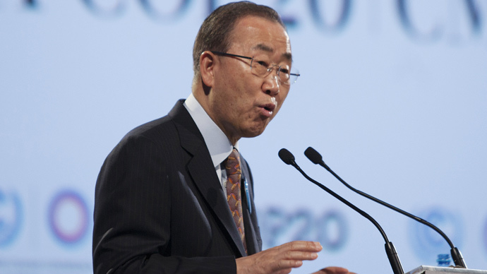 United Nations Secretary-General Ban Ki-moon (Reuters / Enrique Castro-Mendivil)