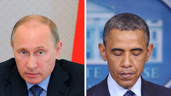 Russian President Vladimir Putin and US President Barack Obama (RIA Novosti / Michael Klimentyev; AFP Photo / Mandel Ngan)