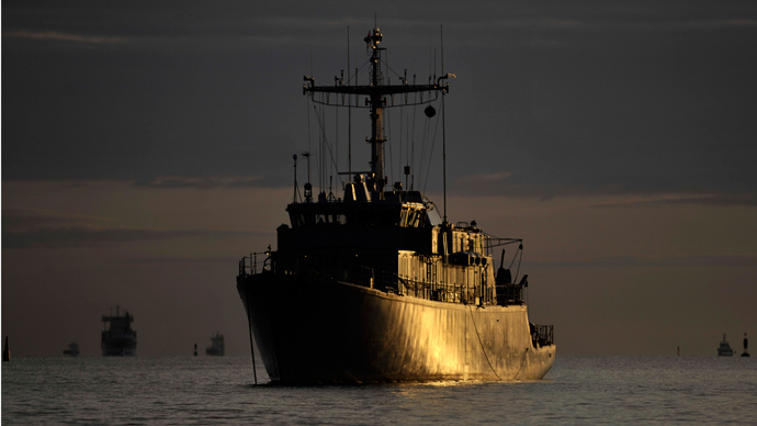 French navy ship "Sagittaire" (Reuters)