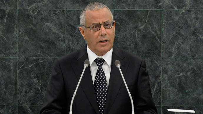 Libyan Prime Minister Ali Zeidan (Reuters / Andrew Burton / Pool)