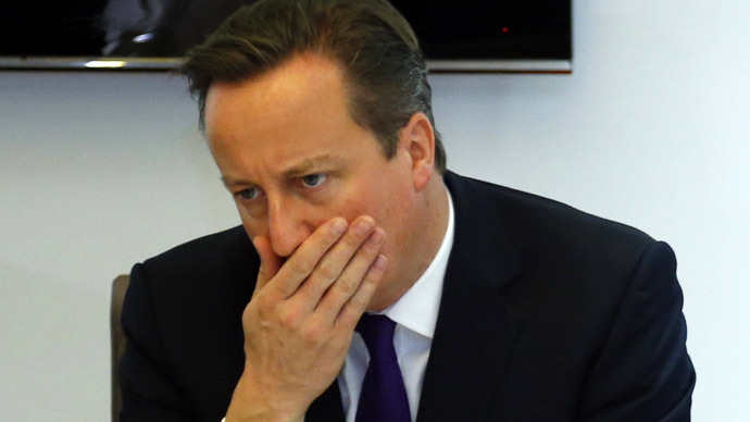 Britsh Prime Minister David Cameron (AFP Photo/Yves Herman)