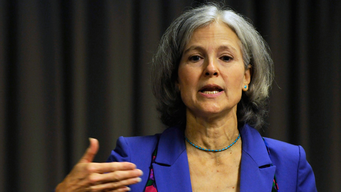 Green Party presidential candidate Jill Stein speaks at a news conference at the Green Party presidential nominating convention in Baltimore, (Reuters / Jonathan Ernst)