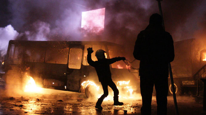Kiev, January 19, 2014.(AFP Photo / Anatolii Boiko)
