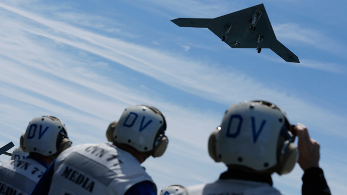An X-47B pilot-less drone combat aircraft (Reuters / Jason Reed)
