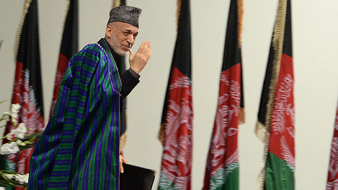 Afghan President Hamid Karzai (AFP Photo / Massoud Hossaini)