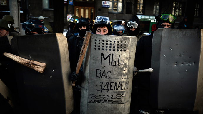 February 6, 2014. (AFP Photo / Aris Messinis)