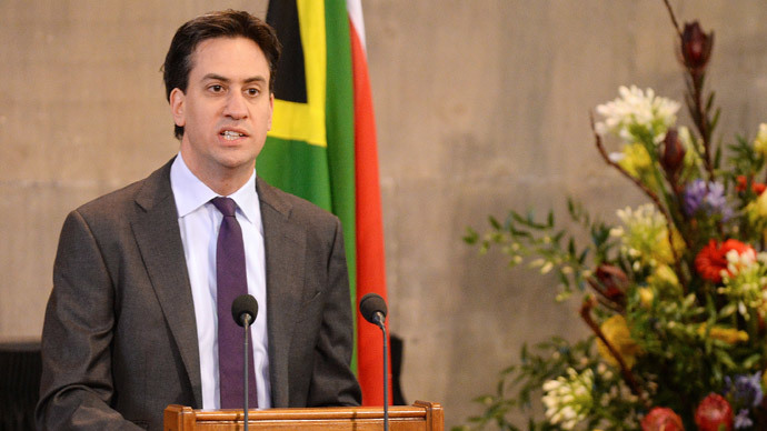 Britishl leader of the opposition Labour Party Ed Miliband (AFP Photo / Pool / Stefan Rousseau)