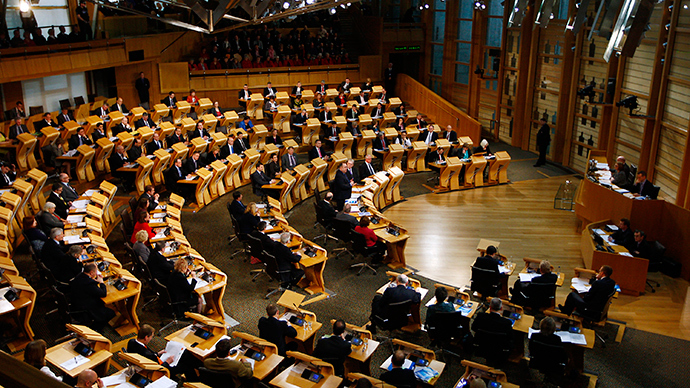 Scottish Parliament in Edinburgh, Scotland (Reuters / David Moir)