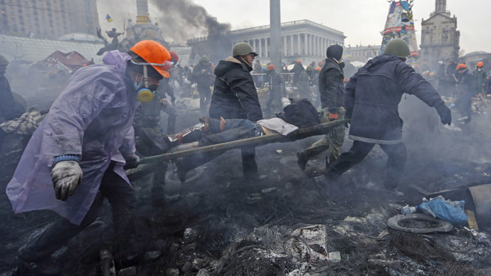 Kiev February 20, 2014. (Reuters/Yannis Behrakis)