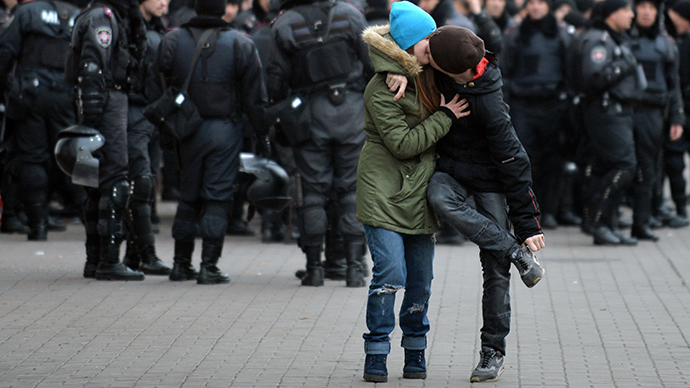 Kiev, November 30, 2013. (AFP Photo / Sergei Supinsky)