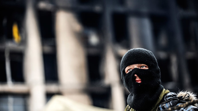 Kiev, February 23, 2014.(AFP Photo / Bulent Kilic)