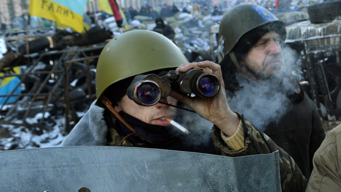 Kiev on January 31, 2014. (AFP Photo / Sergei Supinsky)