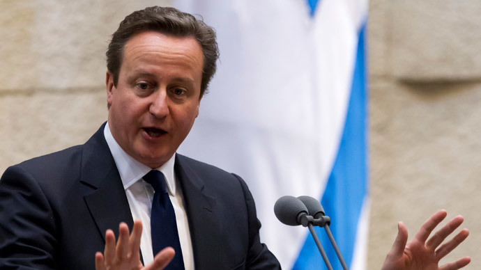 British Prime Minister David Cameron (AFP Photo / Jim Hollander / Pool)