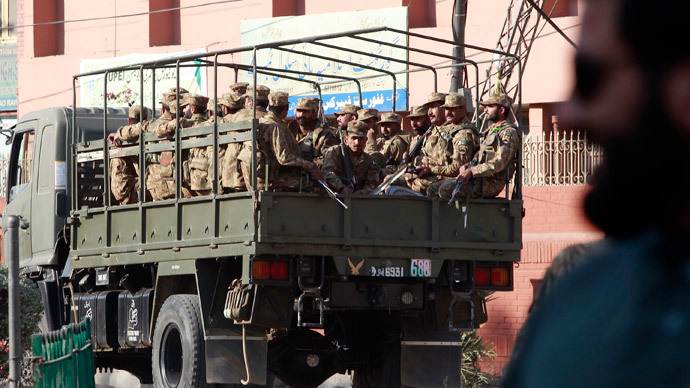 Pakistan army soldiers.(Reuters / Mian Khursheed)