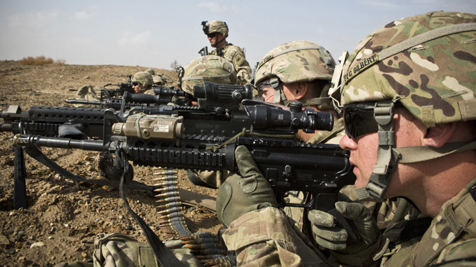 U.S. Army soldiers (Reuters/Andrew Burton)