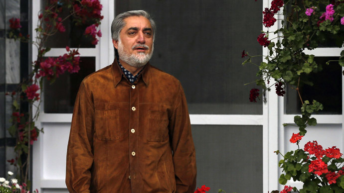 Afghan presidential candidate Abdullah Abdullah (Reuters/Mohammad Ismail)