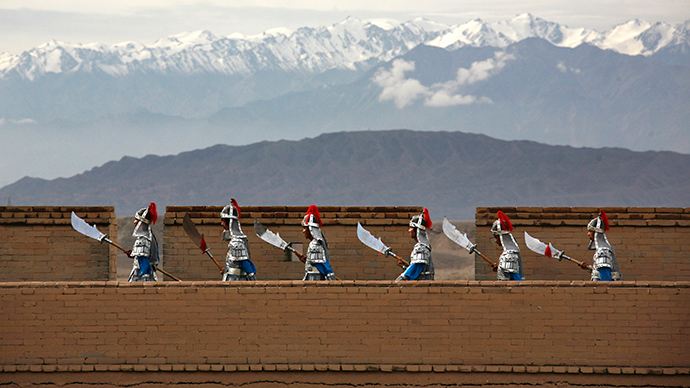 Great Wall of China in Jiayugun, Gansu Province (Reuters / David Gray)