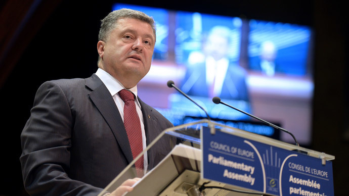 Ukraine President Petro Poroshenko.(AFP Photo / Patrick Hertzog)