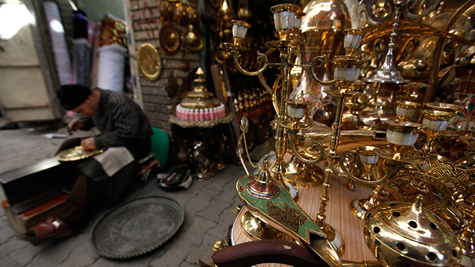 Baghdad's al-Safafeer Souq bazaar (Reuters / Mohammed Ameen)
