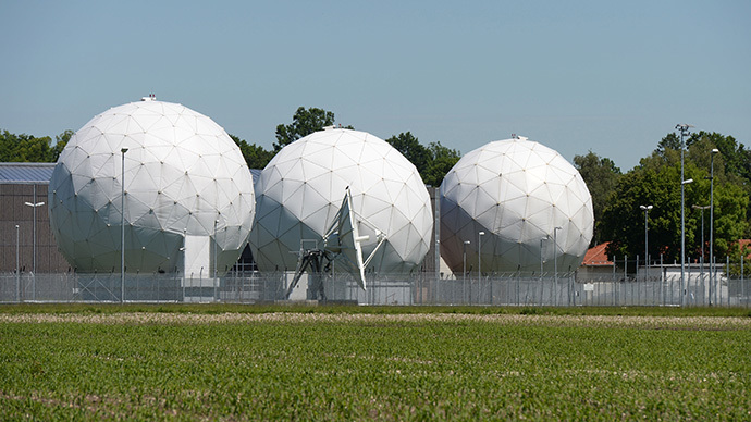 Radomes of the former monitoring base of the US intelligence organization National Security Agency (NSA) in Bad Aibling, southern Germany (AFP Photo / Christof Stache)