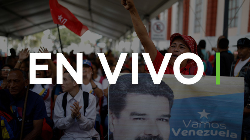 EN VIVO: Multitudinaria marcha en Caracas en apoyo de Maduro y en defensa de la petrolera estatal