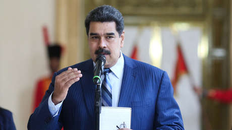 El presidente venezolano Nicolás Maduro, en el Palacio de Miraflores. 7 de enero de 2019.