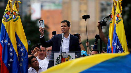 Juan Guaidó, presidente da Assembléia Nacional da Venezuela.
