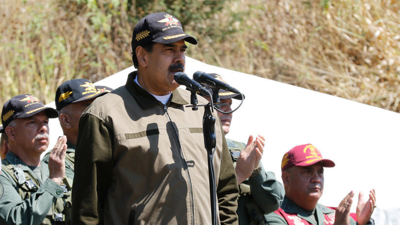 Maduro ordena el despliegue de las Fuerzas Armadas para afrontar "la provocación" en la frontera con Colombia