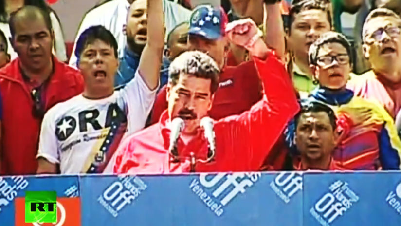 Nicolás Maduro desde Caracas: "Estamos defendiendo las fronteras de la patria y el derecho a ser libres"
