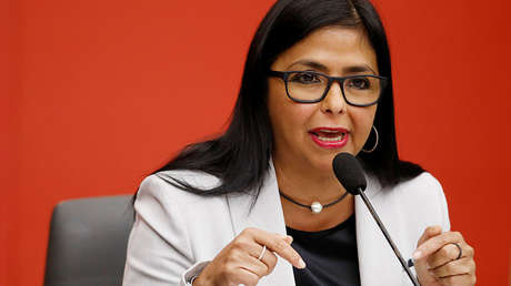 La vicepresidenta de Venezuela, Delcy Rodríguez.