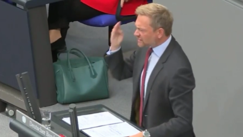 Ausraster im Bundestag: Lindner geigt dem Grünen Hofreiter nach Zwischenruf lauthals die Meinung