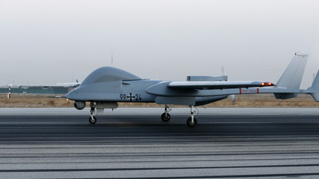 Heron-1-Drohne der Bundeswehr, Afghanistan, 11. Dezember 2012. 