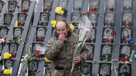 Denkmal Kiew, Ukraine, 21. November 2018