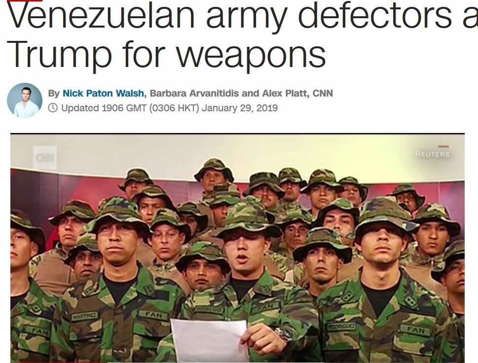 Fake-News für den Regime-Change: CNN lässt angebliche venezolanische Deserteure sprechen