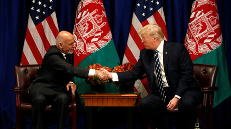 US-Präsident Trump begrüßte vergangene Woche seinen afghanischen Amtskollegen Aschraf Ghani in New York