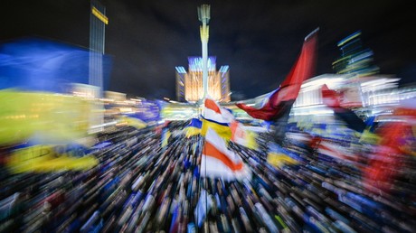 Am 7. Dezember 2013 auf dem Kiewer Maidan Nesalezhnosti.