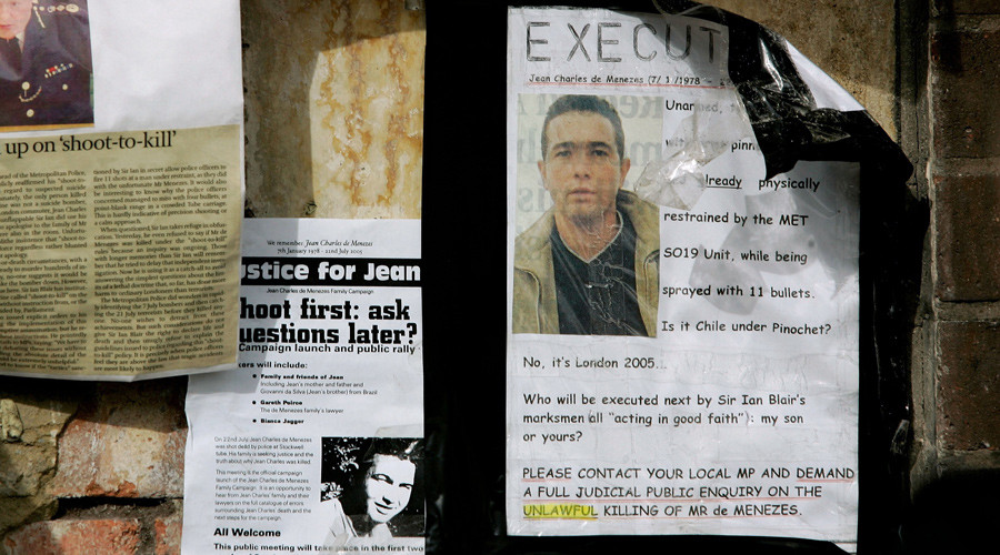 ‘Brutal execution’: Jean Charles de Menezes vigil held 10yrs after counter-terror police shooting